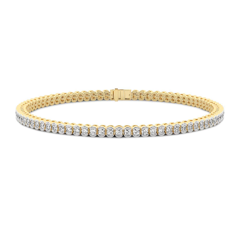 Sparkles Bezel Tennis Bracelet