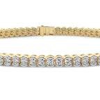Sparkles Bezel Tennis Bracelet