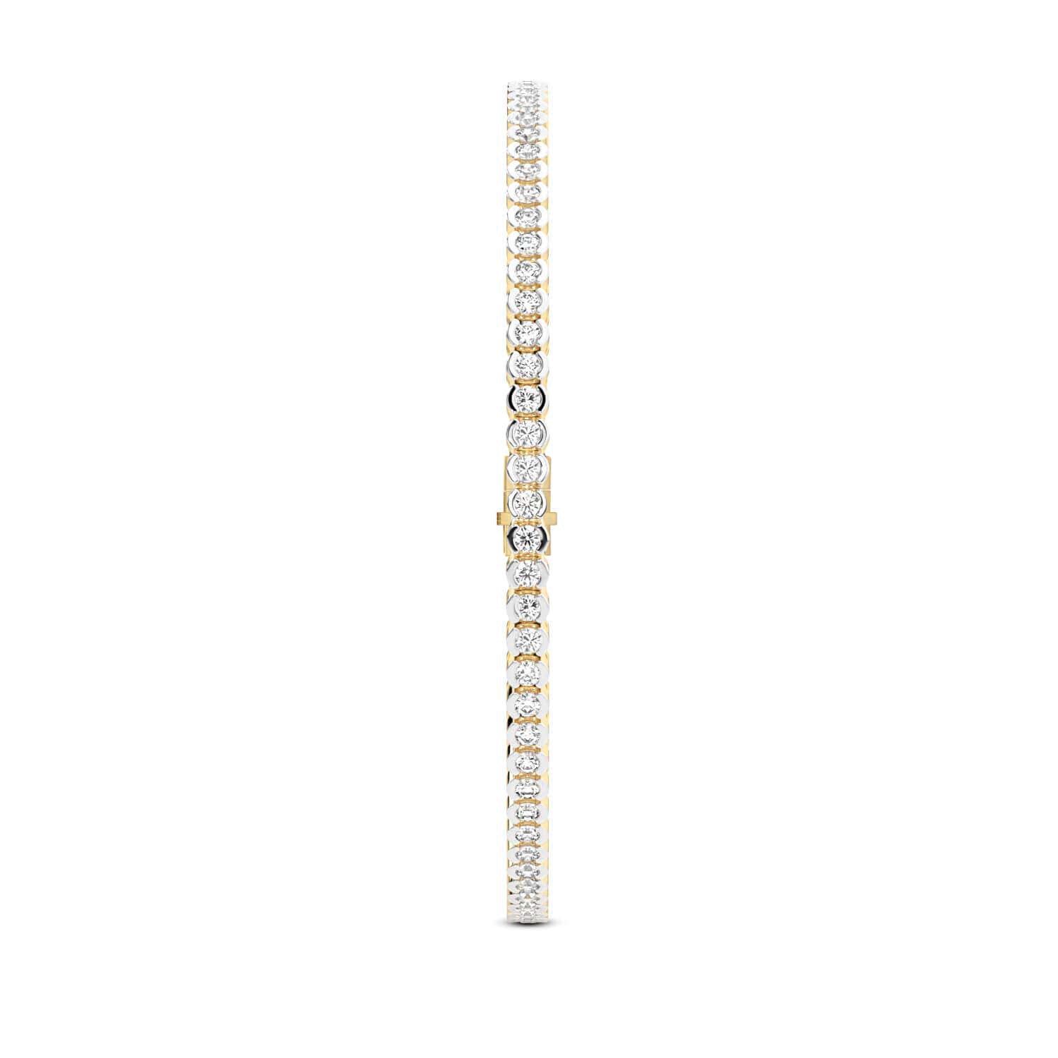 Sparkles Bezel Tennis Bracelet