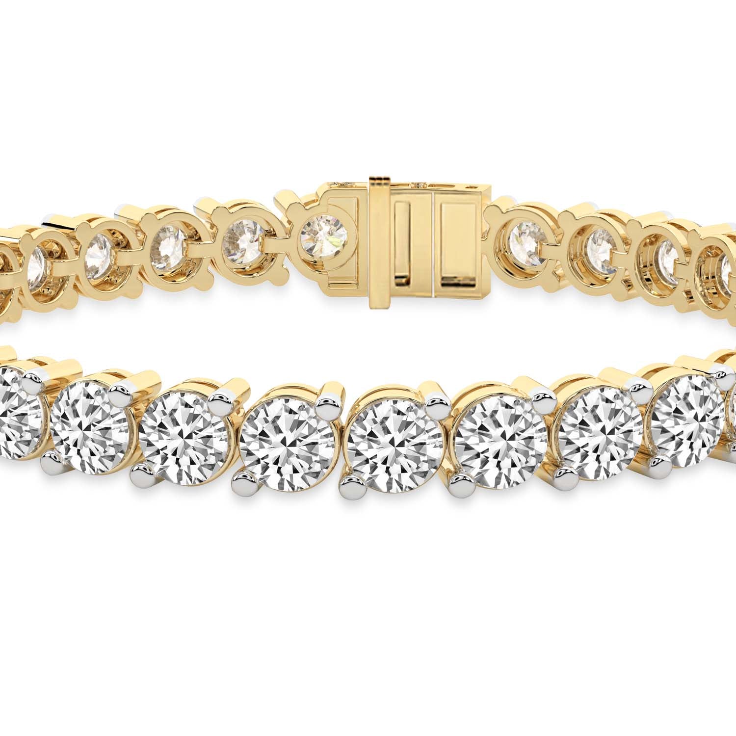 Sparkles Round cut Tennis Bracelet