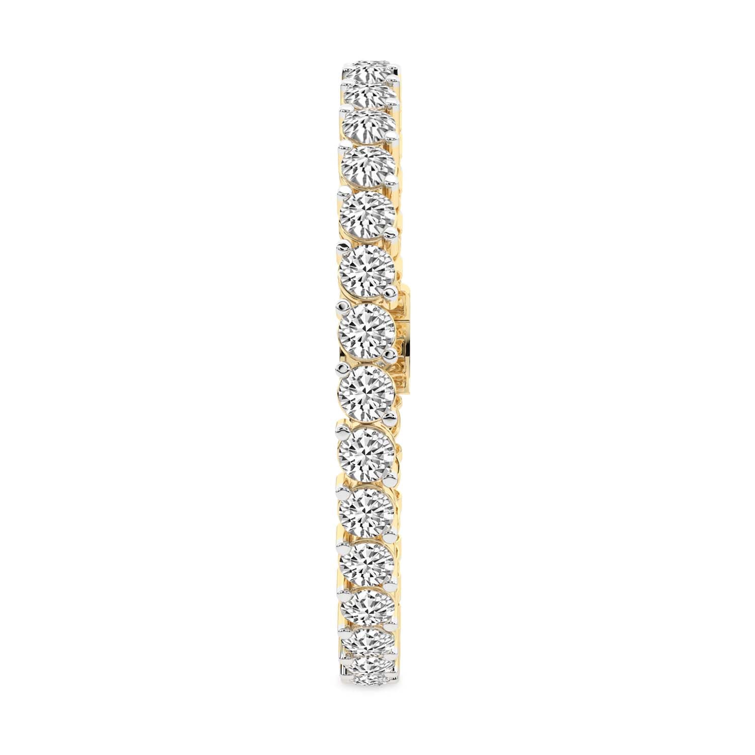 Sparkles Round cut Tennis Bracelet