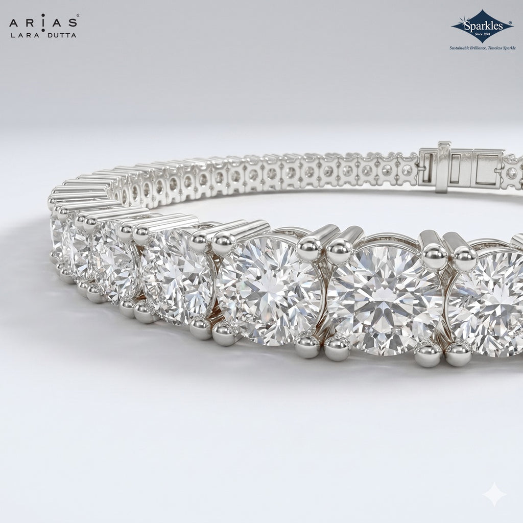 Arias by Lara Dutta Graduated Tennis Bracelet