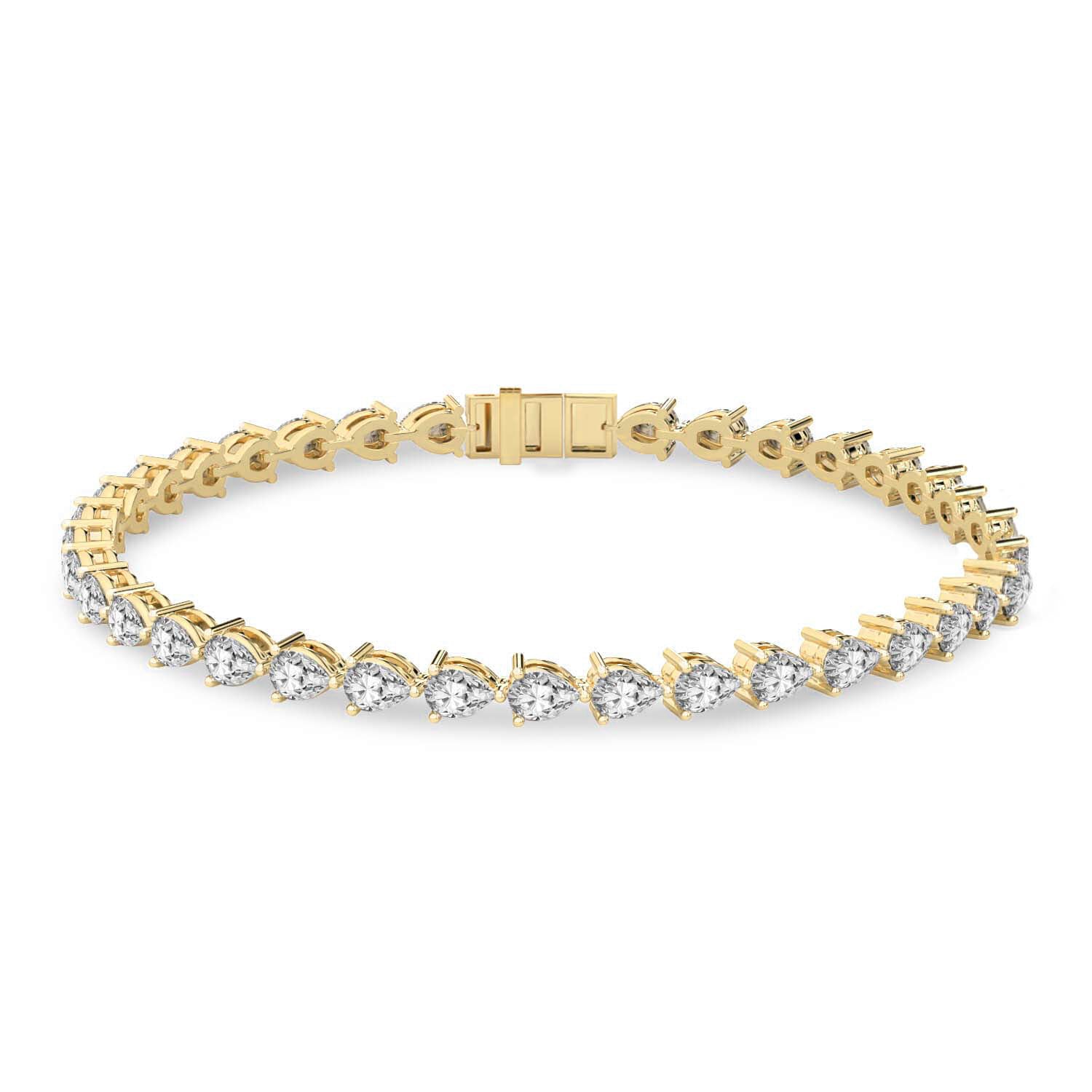 Sparkles Blush Pear Symphony Diamond Bracelet