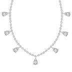 1.19 Ct Pear Shape Diamond Fashion Necklace in 14K
