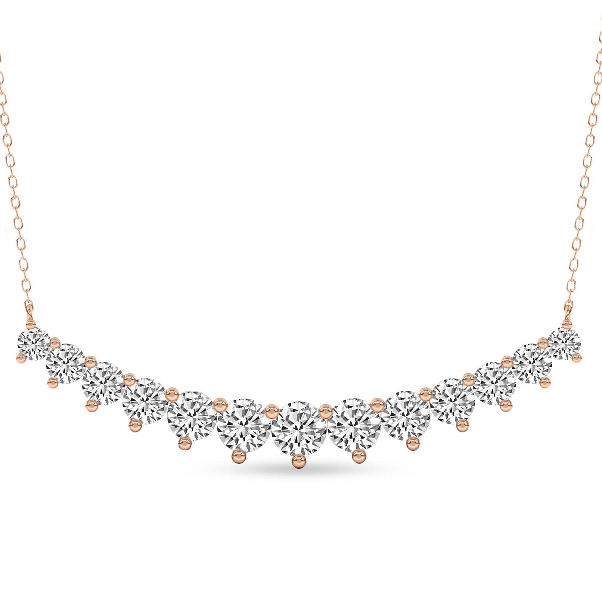 5.06 Ct Diamond Fashion Necklace in 14K