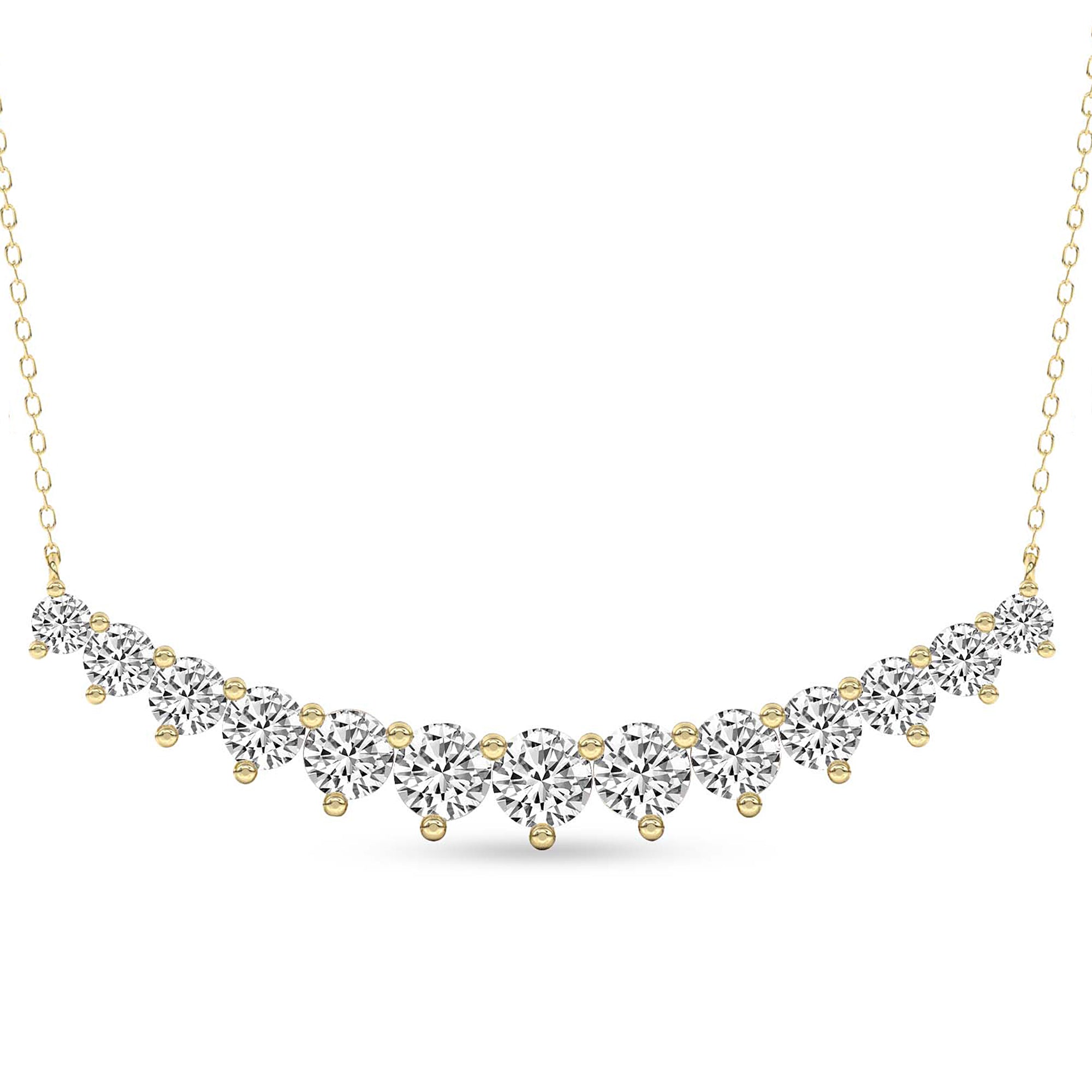 5.06 Ct Diamond Fashion Necklace in 14K