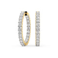 Sparkles Aurelia Hoop Diamond Earring