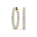 Sparkles Aurelia Hoop Diamond Earring