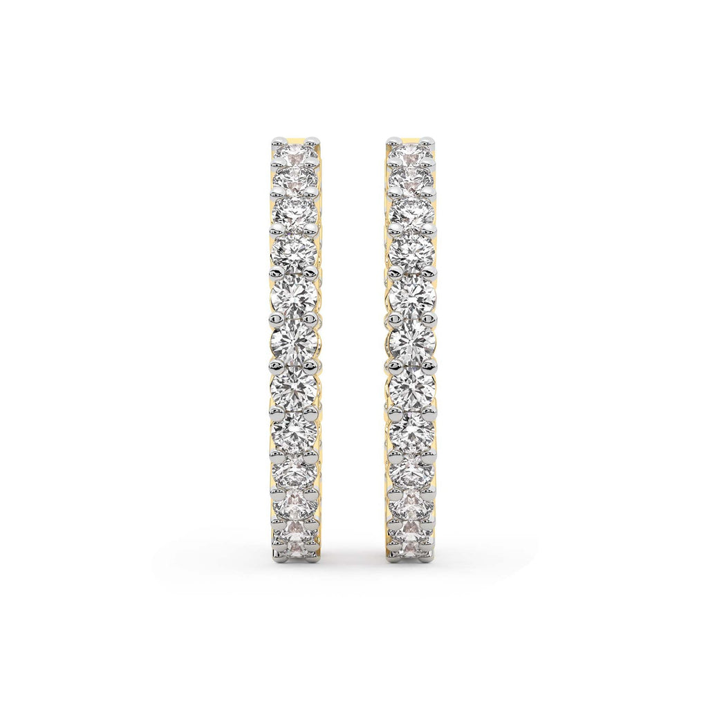 Sparkles Aurelia Hoop Diamond Earring