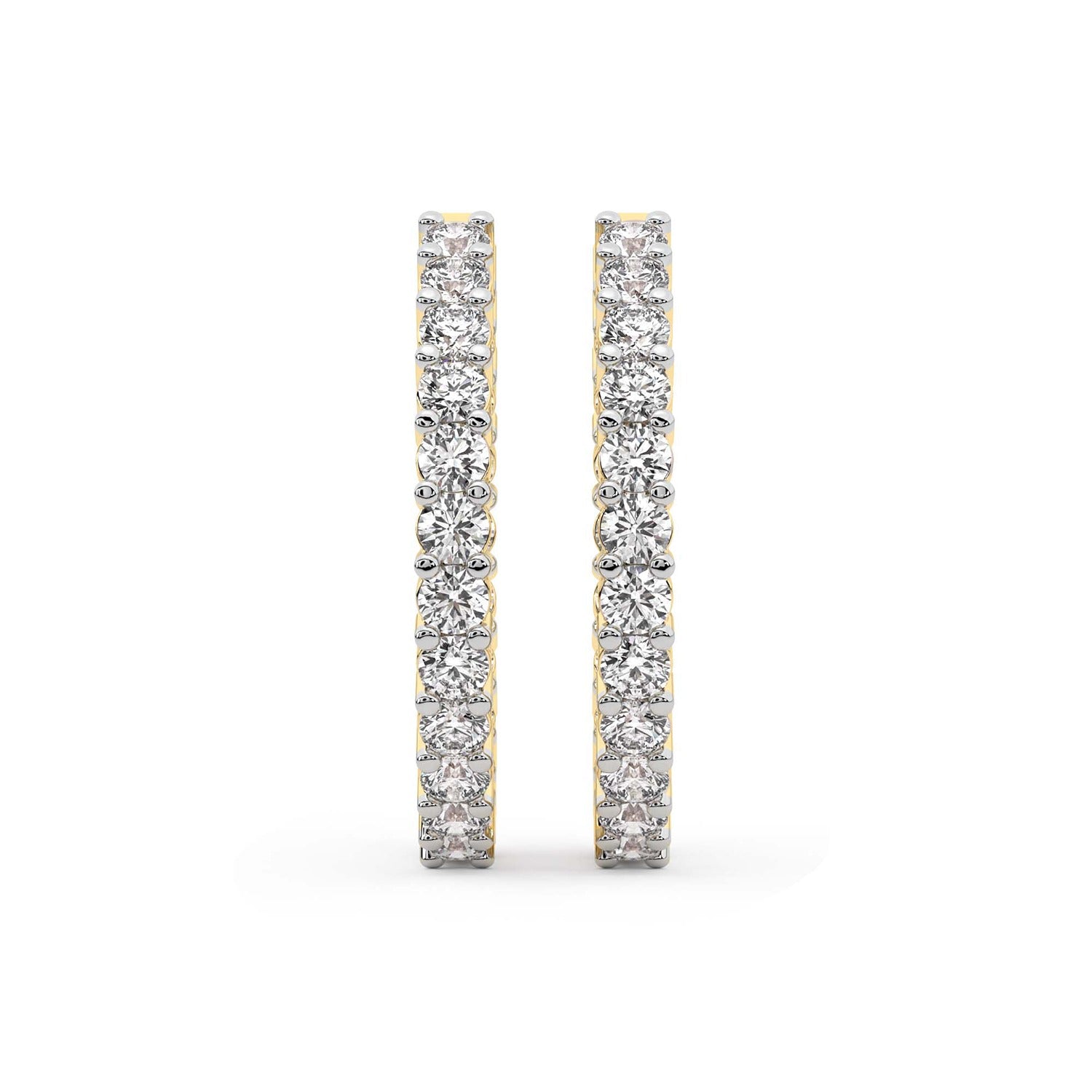 Sparkles Aurelia Hoop Diamond Earring