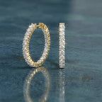 Sparkles Aurelia Hoop Diamond Earring