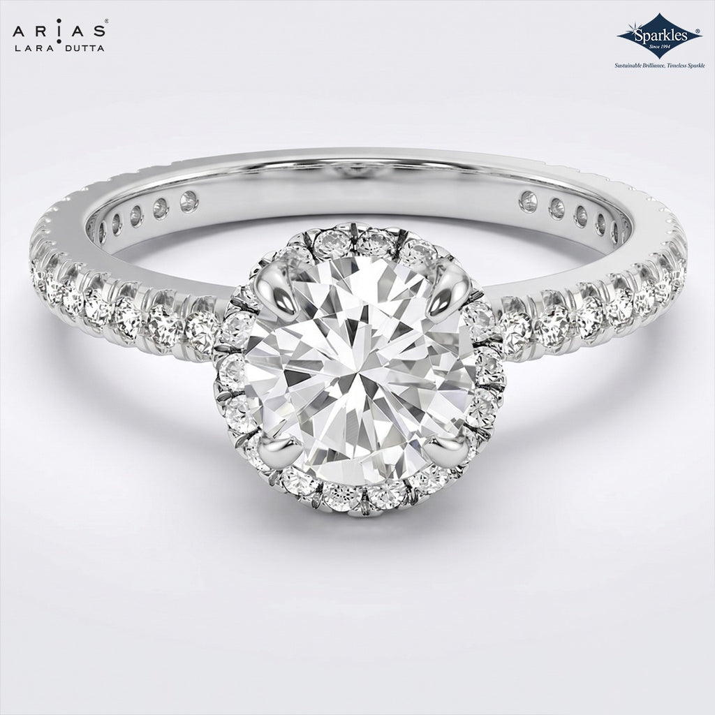 Arias by Lara Dutta Classic Four-Prong Solitaire Engagement Ring
