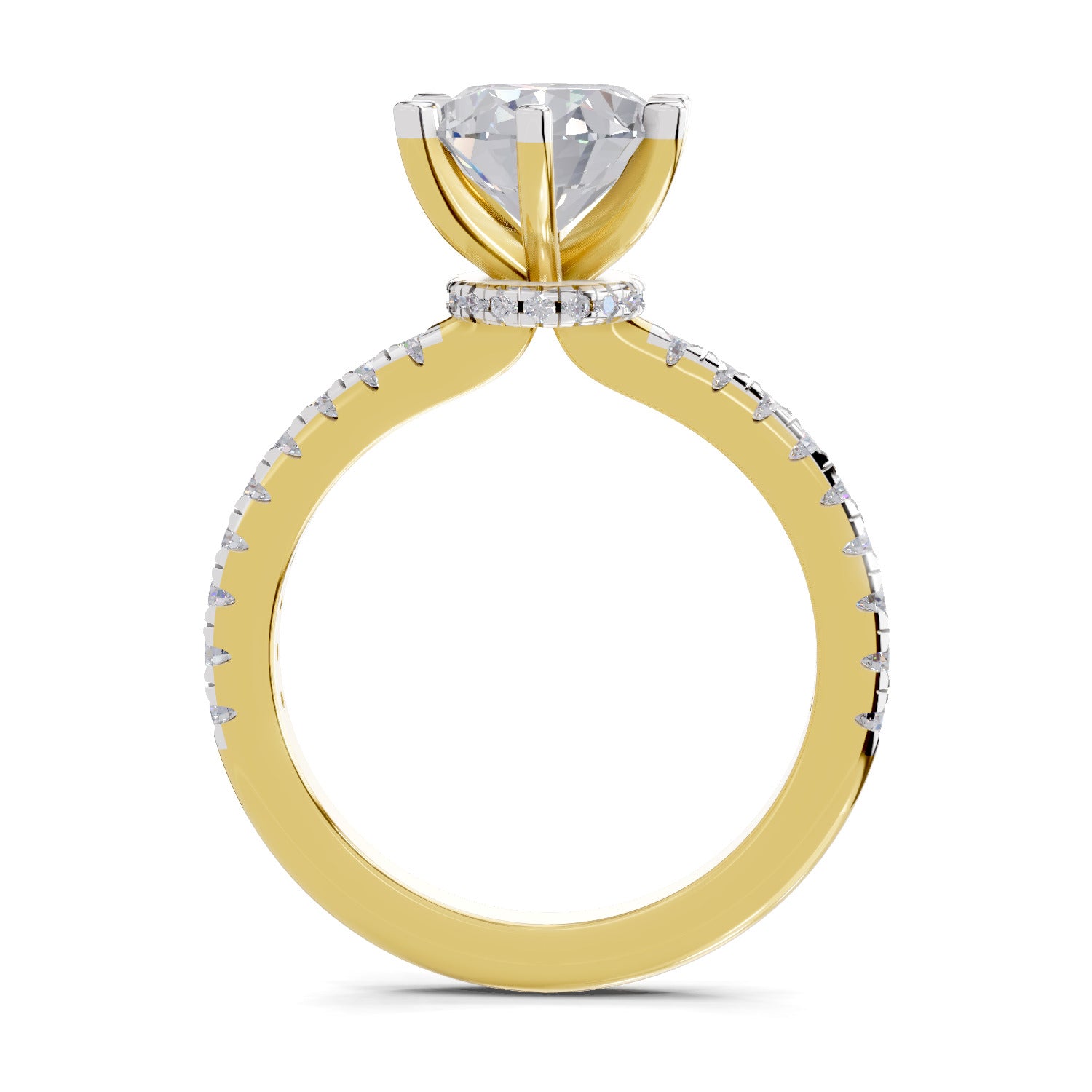2.29 Ct Oval Shape Solitaire Diamond Ring| 14K Yellow Gold