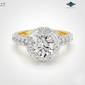 Arias by Lara Dutta Ornate Crown Diamond Ring