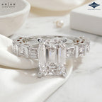Arias by Lara Dutta Emerald Diamond Ring