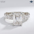 Arias by Lara Dutta Emerald Diamond Ring
