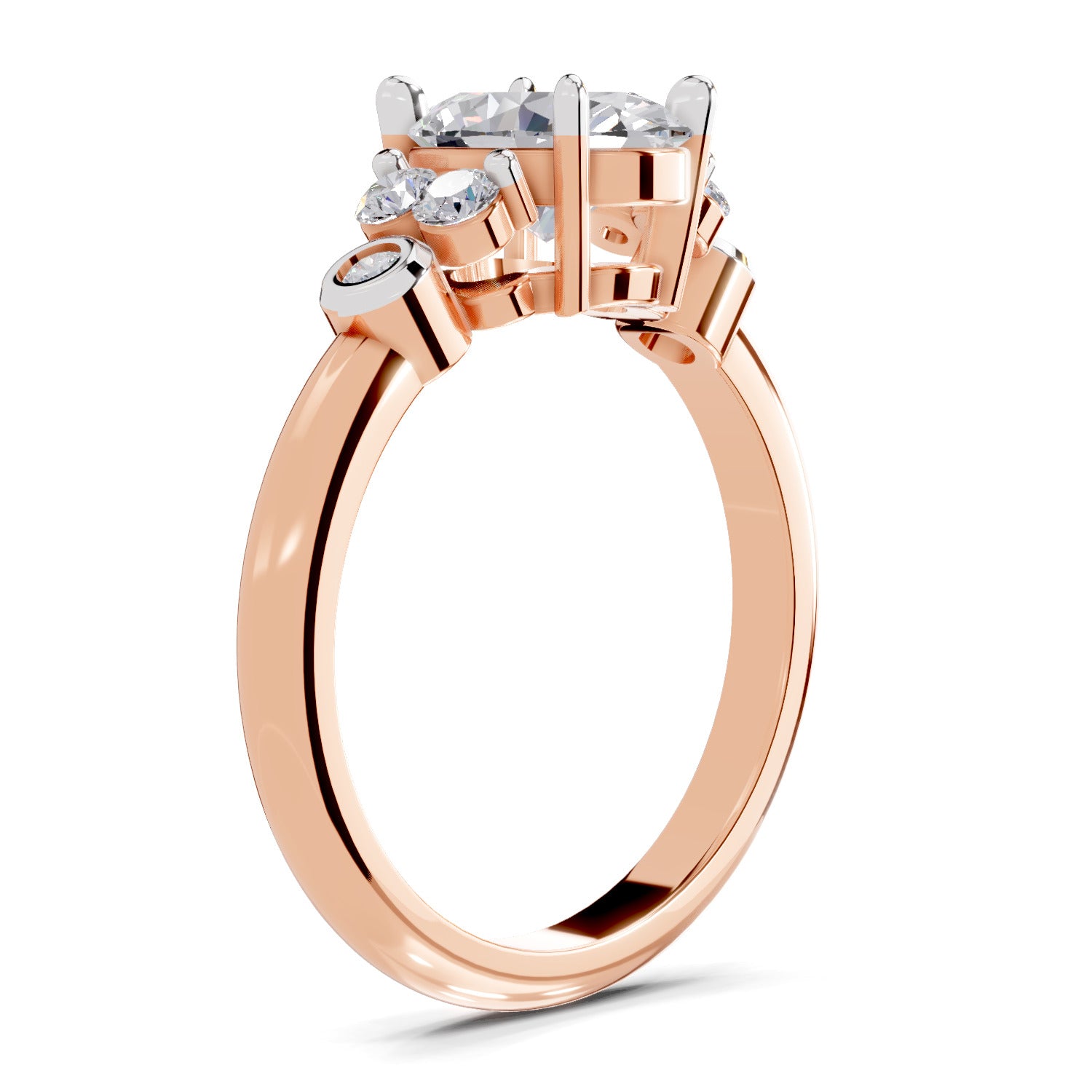 1.31 Ct Oval Shape Solitaire Diamond Ring| 14K Rose Gold