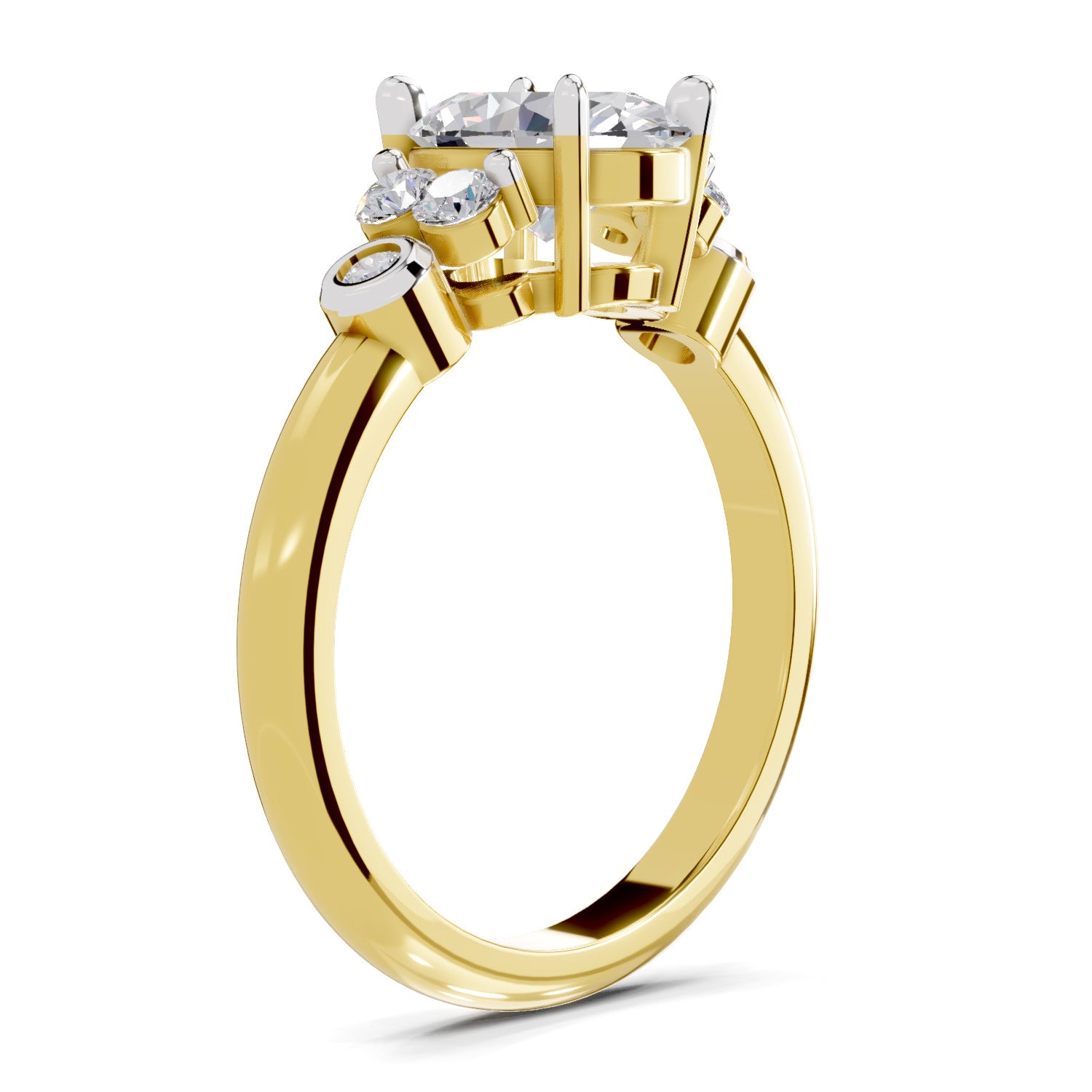 1.31 Ct Oval Shape Solitaire Diamond Ring| 14K Yellow Gold