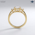 Arias by Lara Dutta Pear Shape Stone Ring
