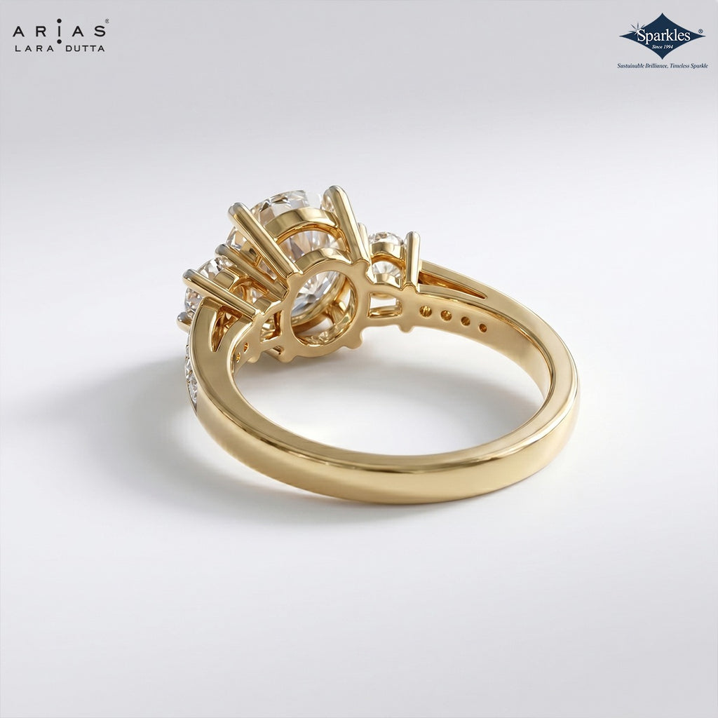 Arias by Lara Dutta Pear Shape Stone Ring