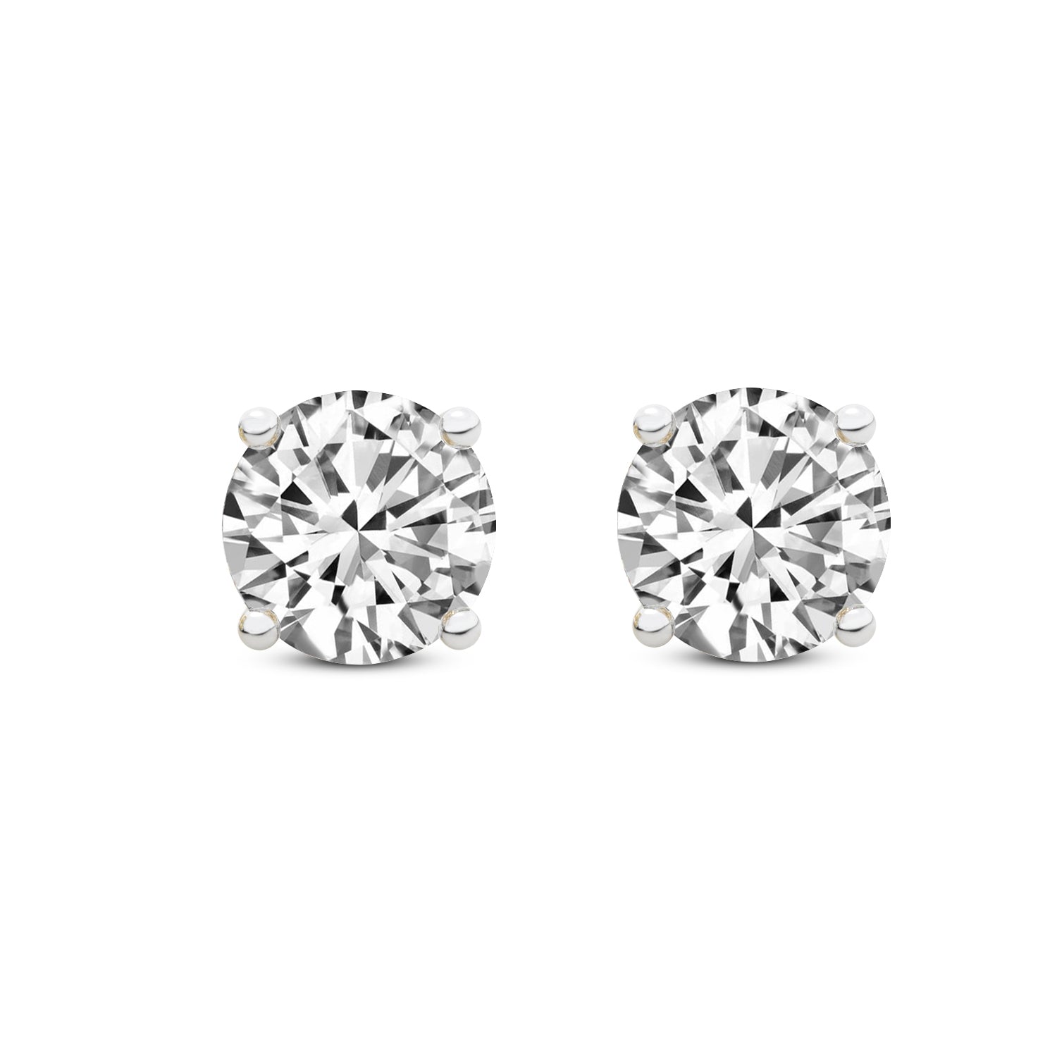 Sparkles 6.48 Carat Solitaire Stud Diamond Earring