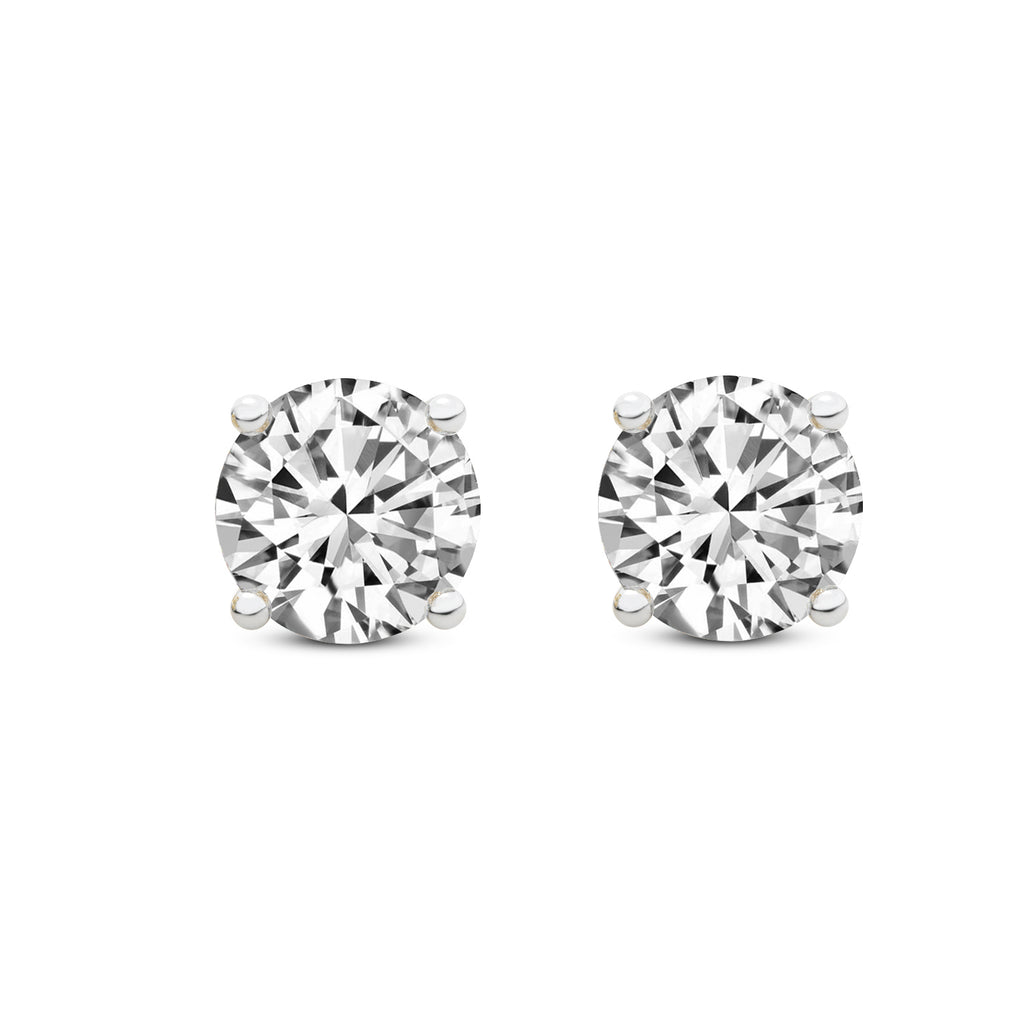 Sparkles 8.13 Carat Solitaire Stud Diamond Earring