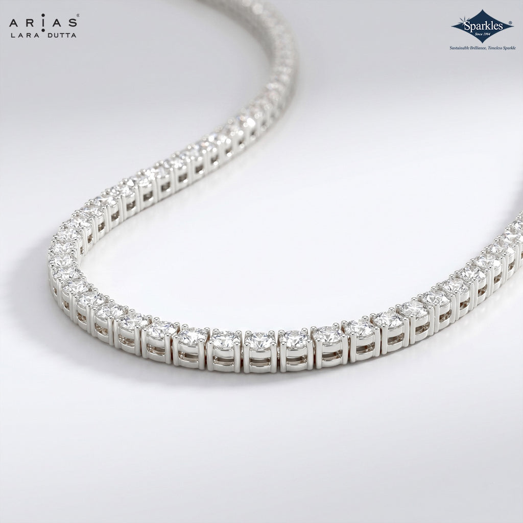 Arias by Lara Dutta Signature Diamond Tennis Necklace
