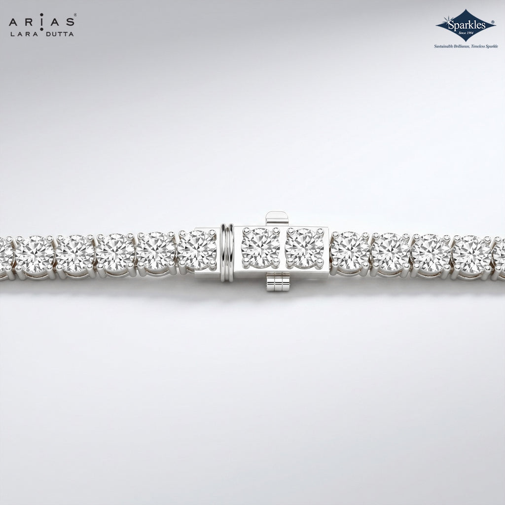 Arias by Lara Dutta Signature Diamond Tennis Necklace
