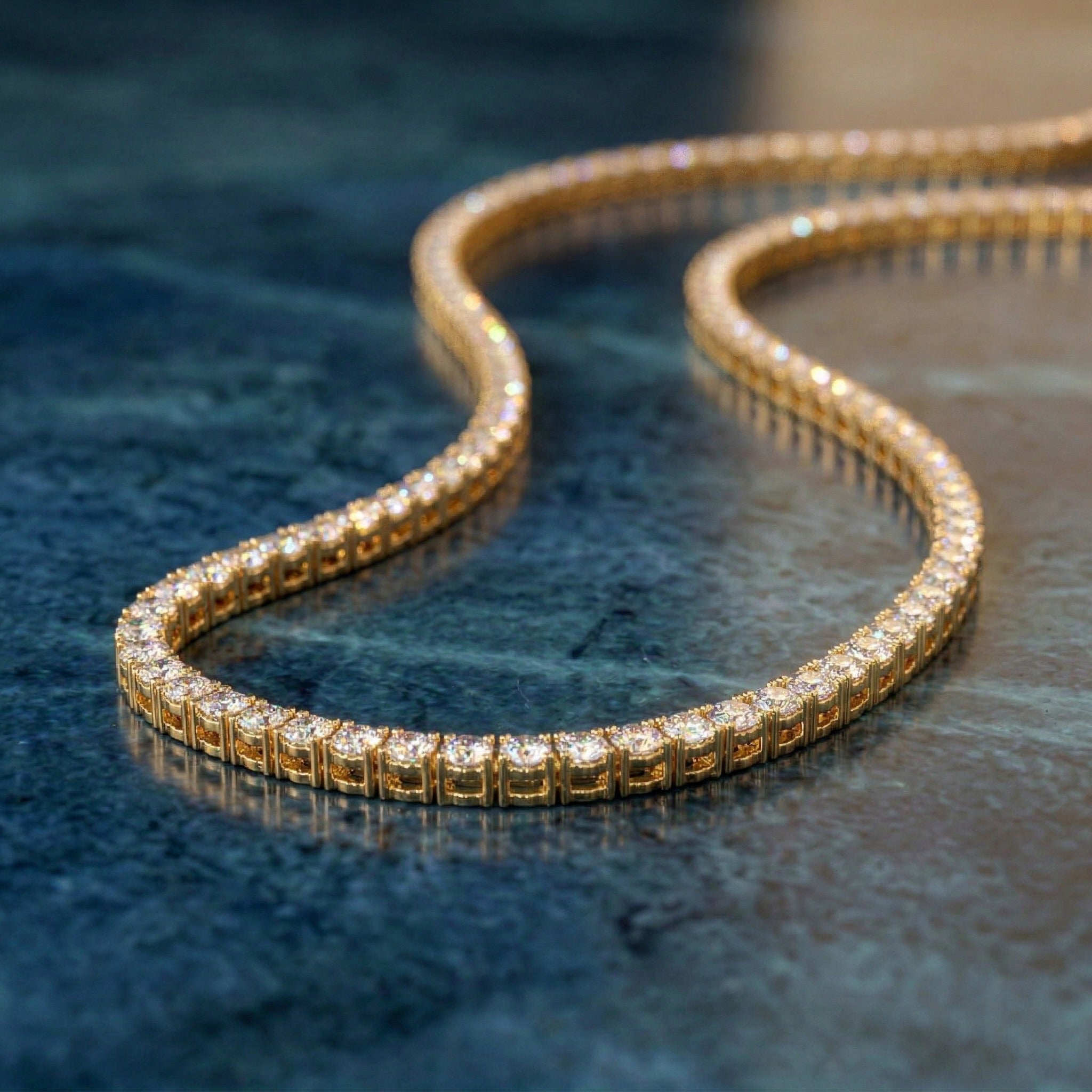 Sparkles Eterna Glow Tennis Necklace