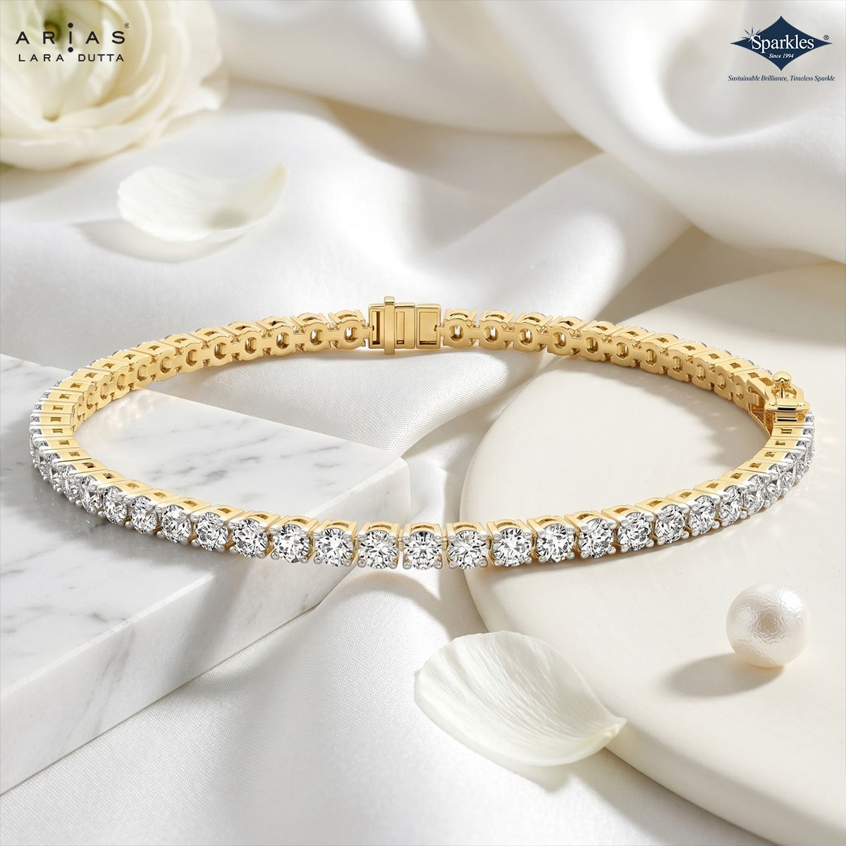 Arias by Lara Dutta Tennis Bracelet