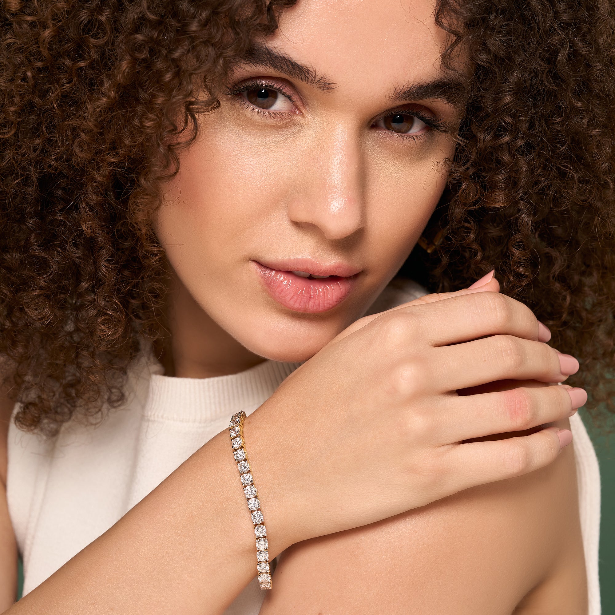 Sparkles Diamond Tennis Bracelet