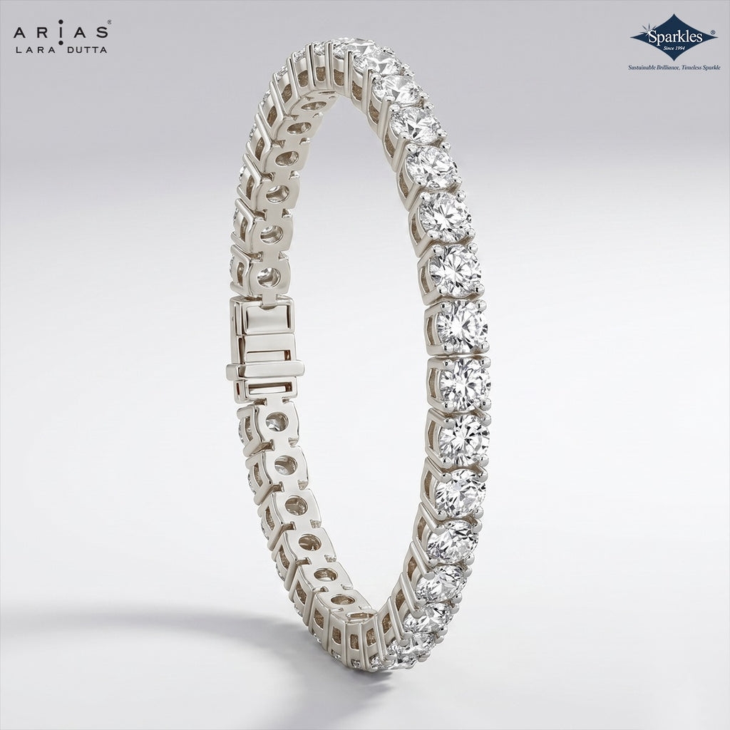 Arias by Lara Dutta Elegant Unity Tennis Bracelet
