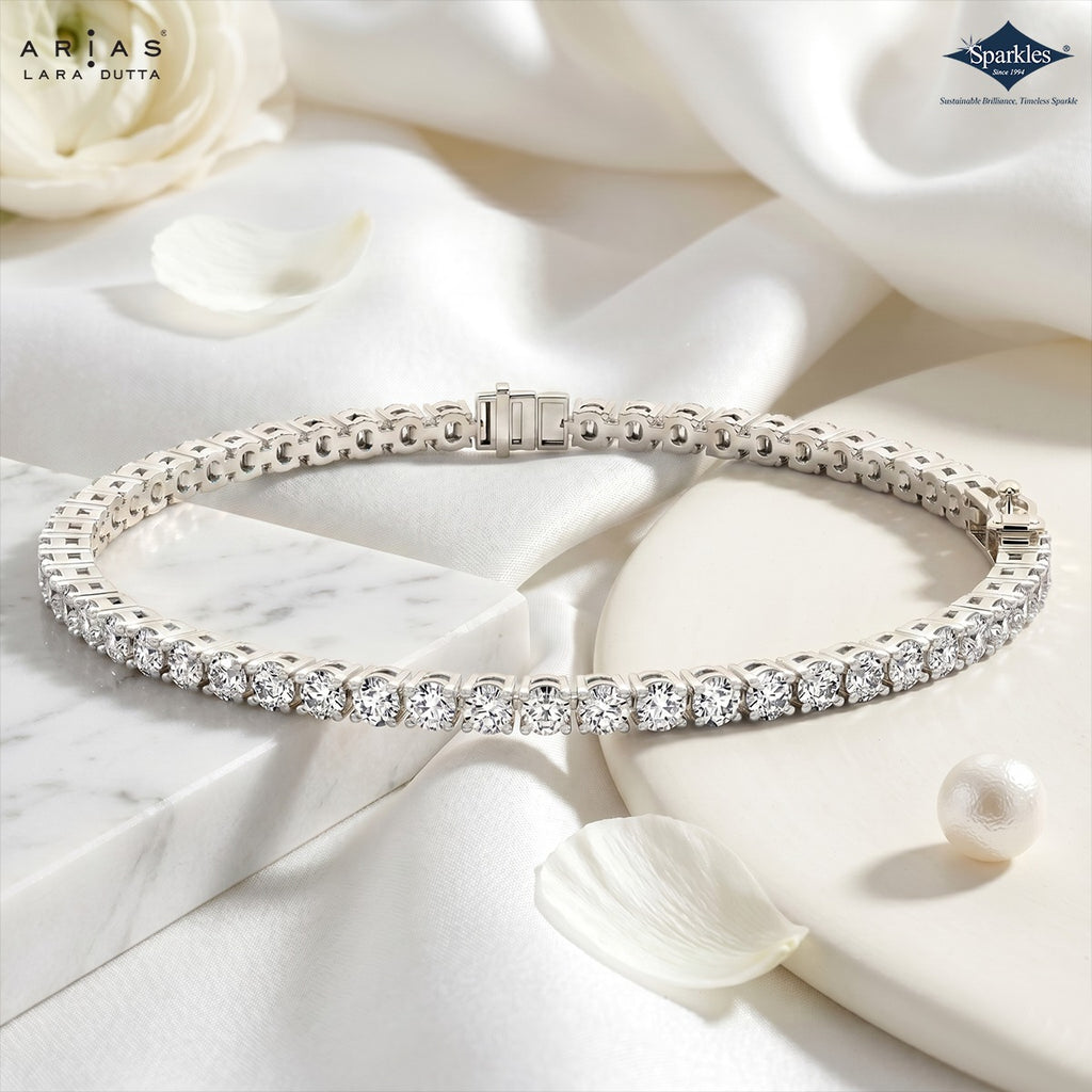 Arias by Lara Dutta Signature Diamond Tennis Bracelet