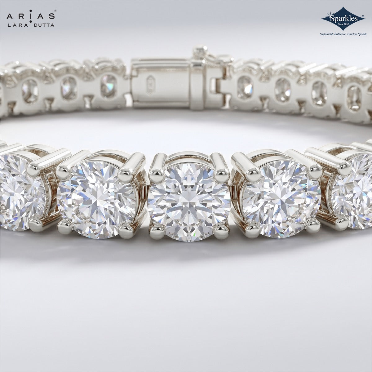 Arias by Lara Dutta Signature Diamond Tennis Bracelet