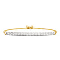 Sparkles Diamond Bar Bolo Bracelet