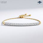 Arias by Lara Dutta Diamond Bar Bolo Bracelet