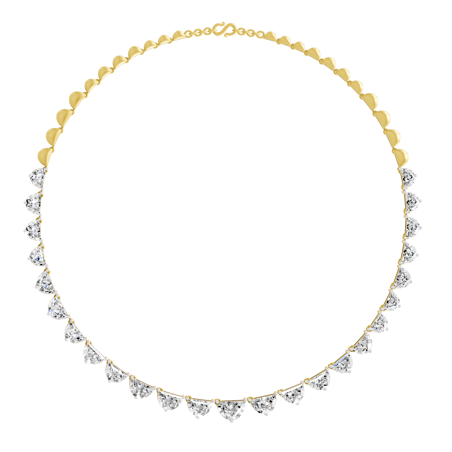 Sparkles Harmony Elegant Choker Diamond Necklace