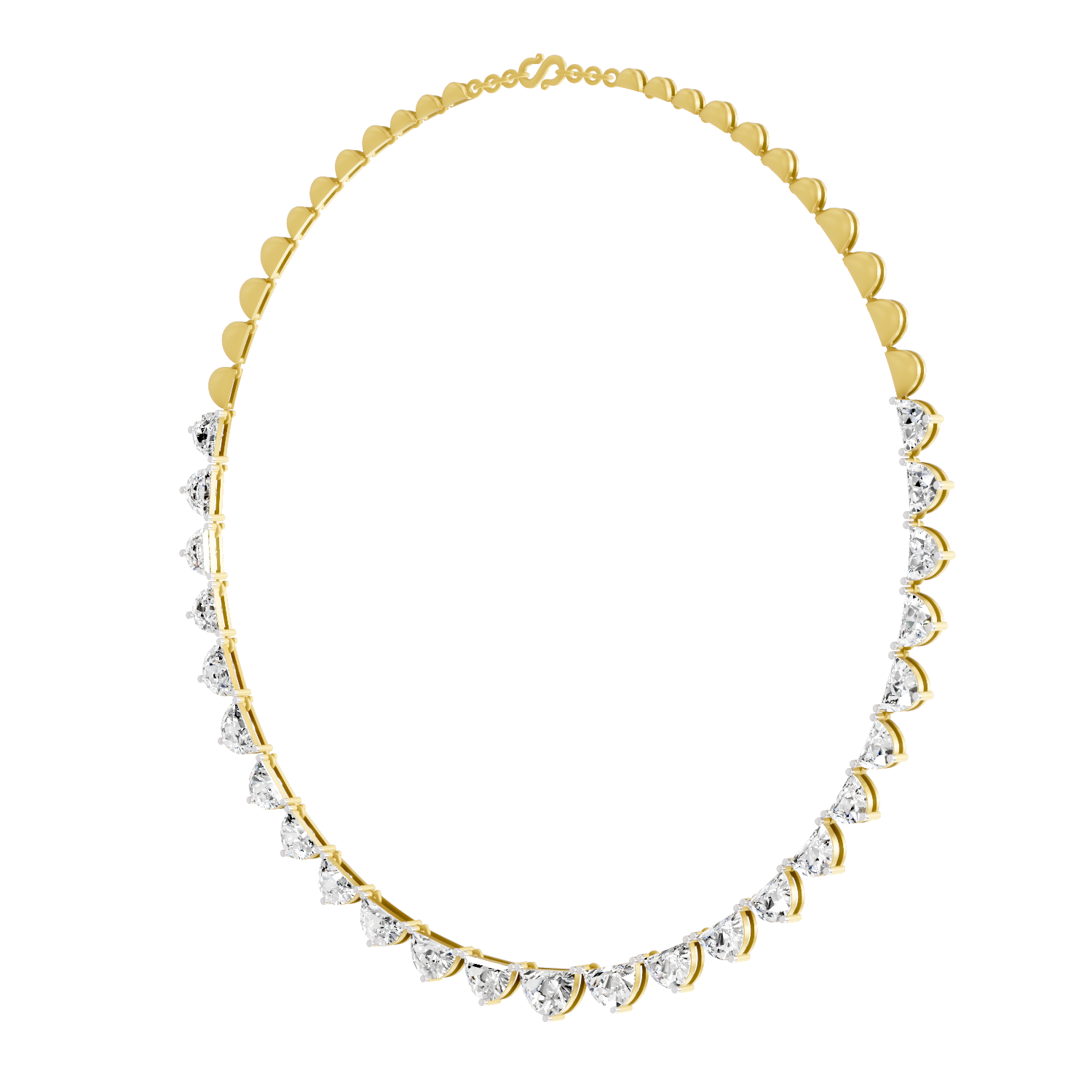 Sparkles Harmony Elegant Choker Diamond Necklace