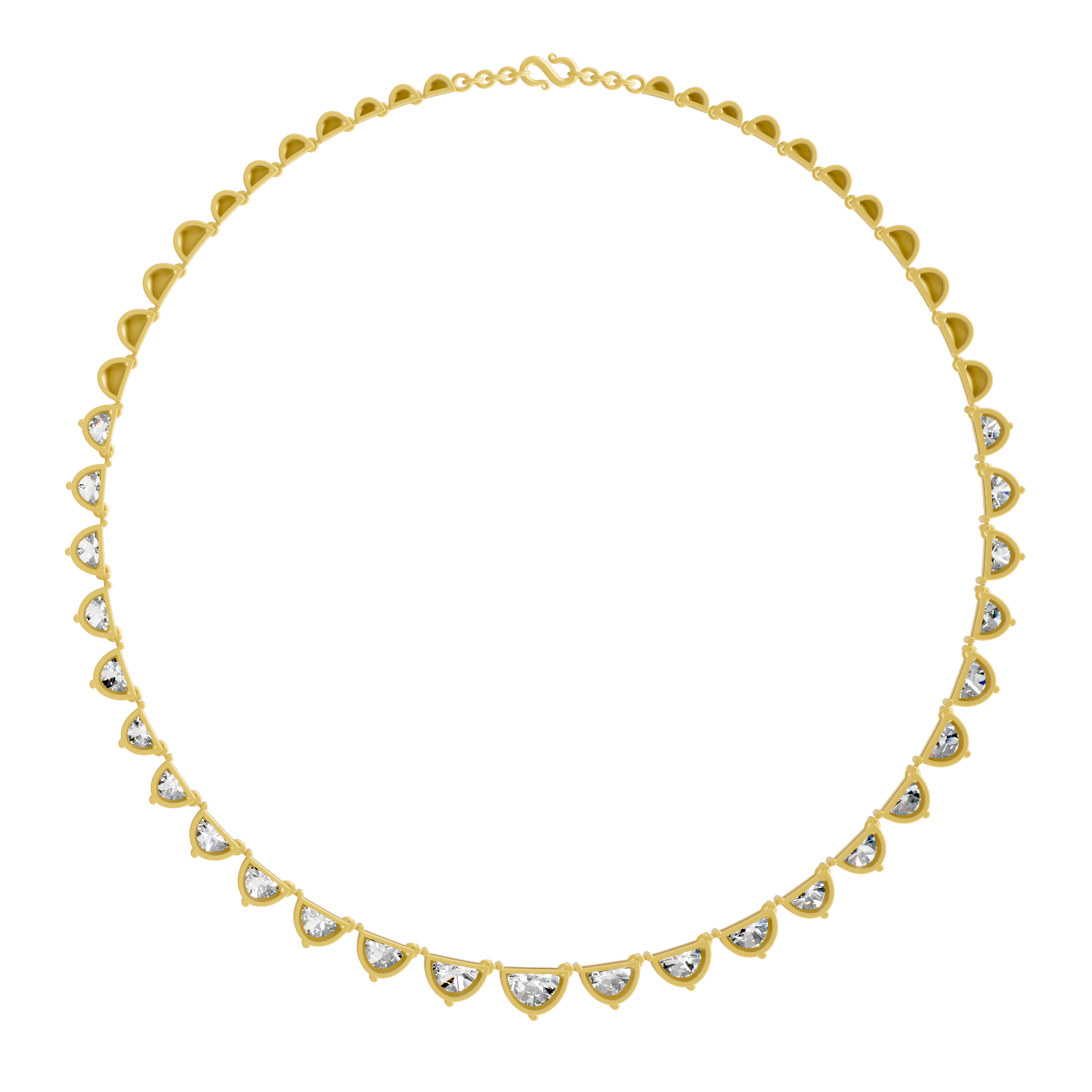 Sparkles Harmony Elegant Choker Diamond Necklace