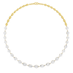 Sparkles Aura Bloom Hexa Diamond Necklace