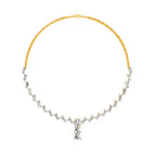 Sparkles Line Drop Diamond Necklace