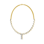 Sparkles Line Drop Diamond Necklace