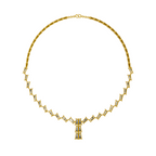 Sparkles Line Drop Diamond Necklace
