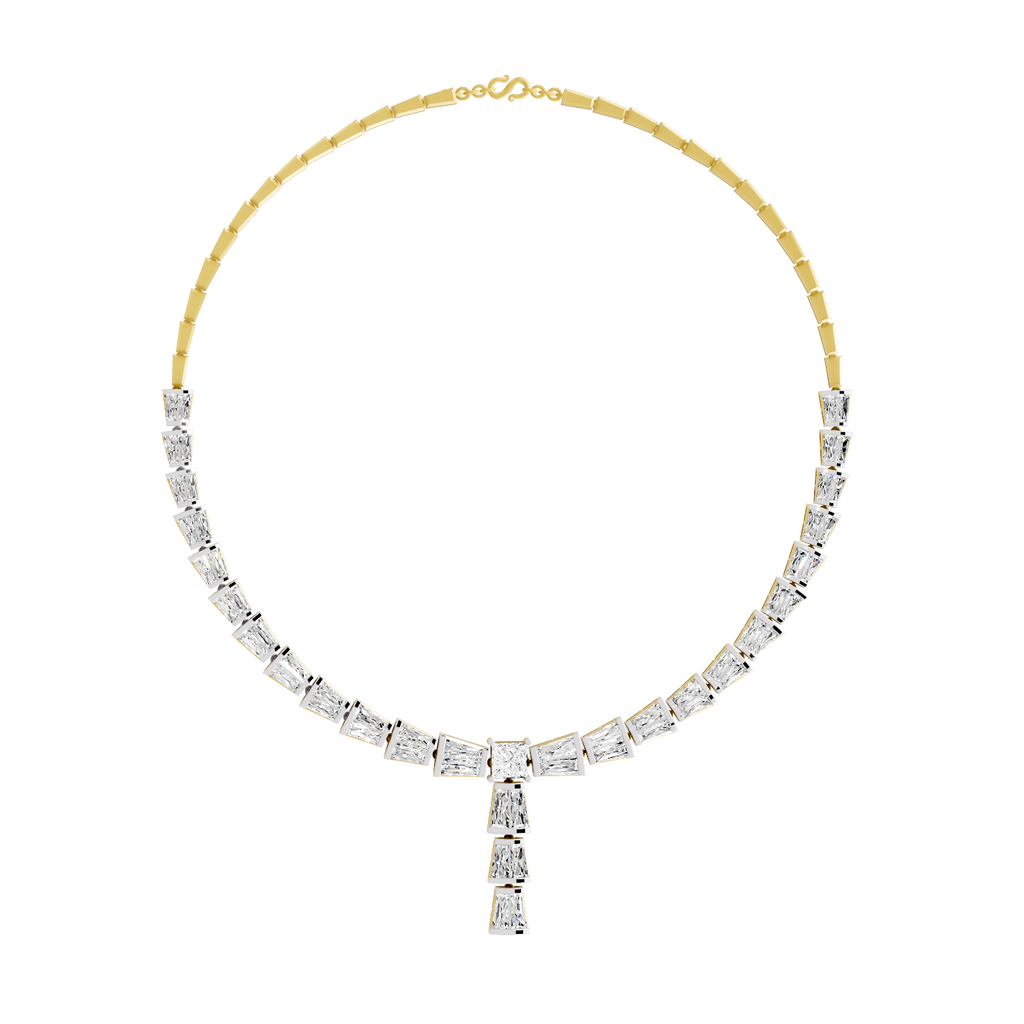 Sparkles Elegance Y Drop Dimaond Necklace