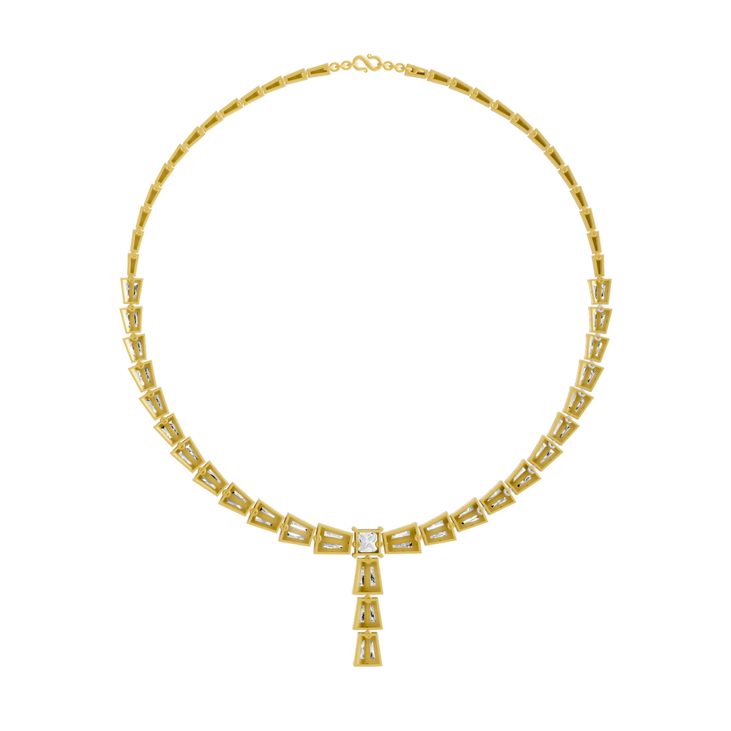 Sparkles Elegance Y Drop Dimaond Necklace