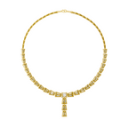 Sparkles Elegance Y Drop Dimaond Necklace
