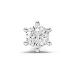 0.11 Carat Lab Grown Diamond 6-Prong Stud Nosepin | 14K Rose Gold (Screw)