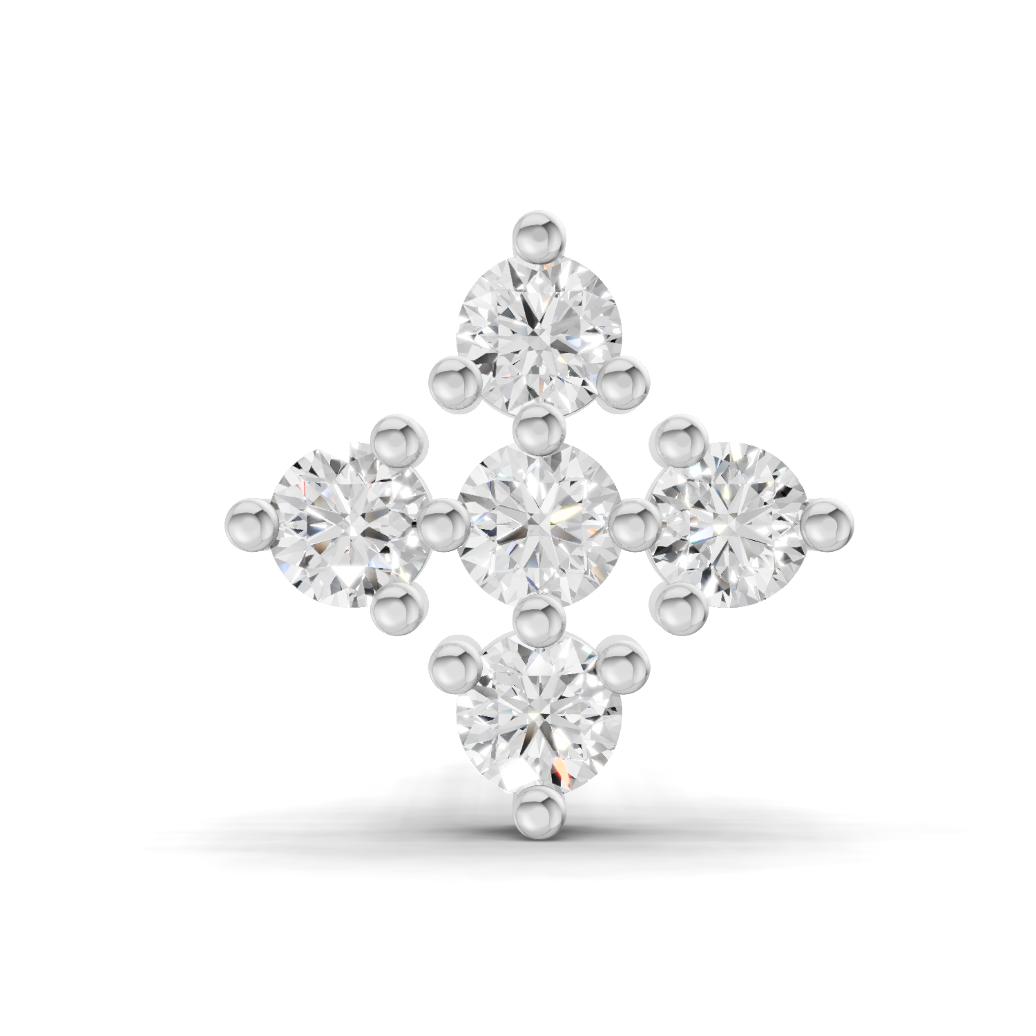 0.15 Carat Lab Grown Diamond Sitara Nosepin | 14K Yellow Gold (Screw)