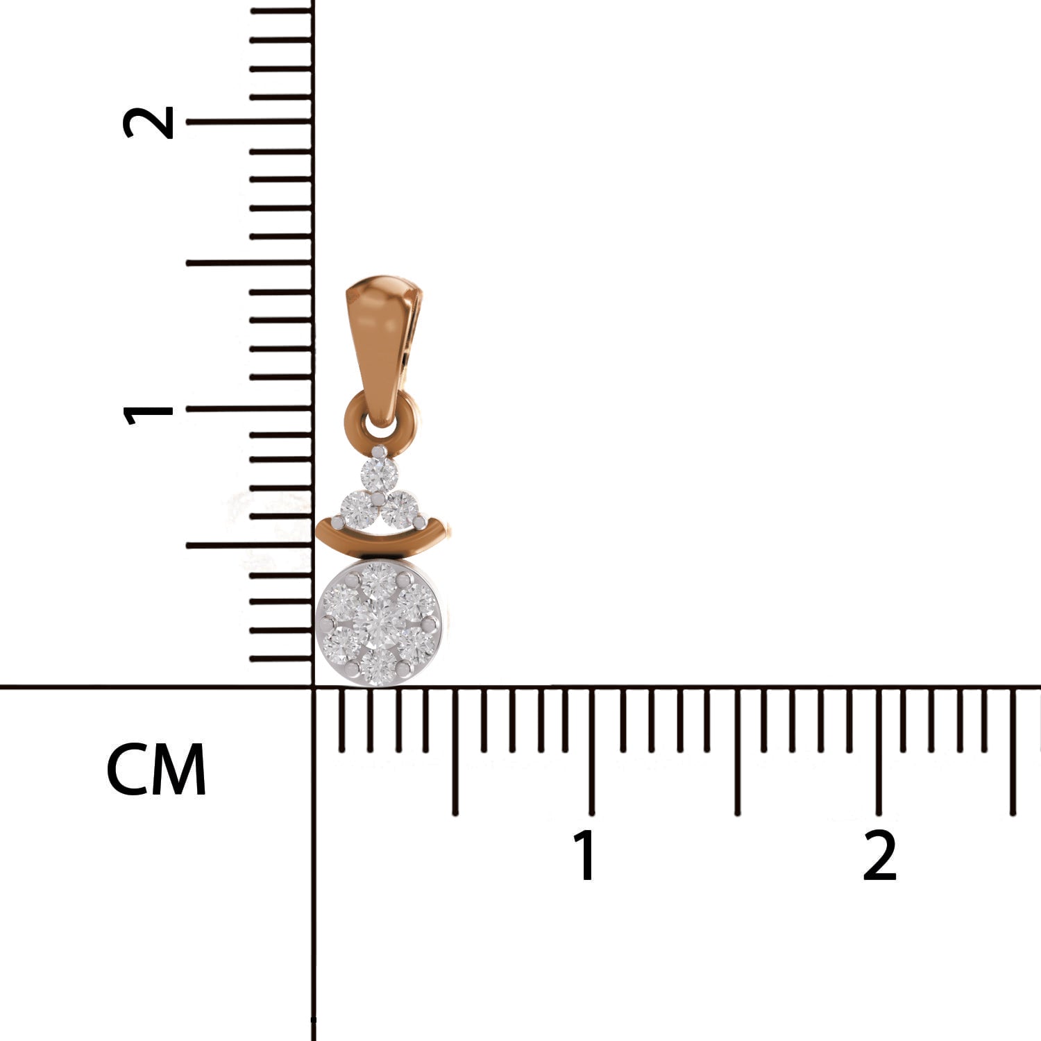 0.09 Ct Diamond Pendant in 14K