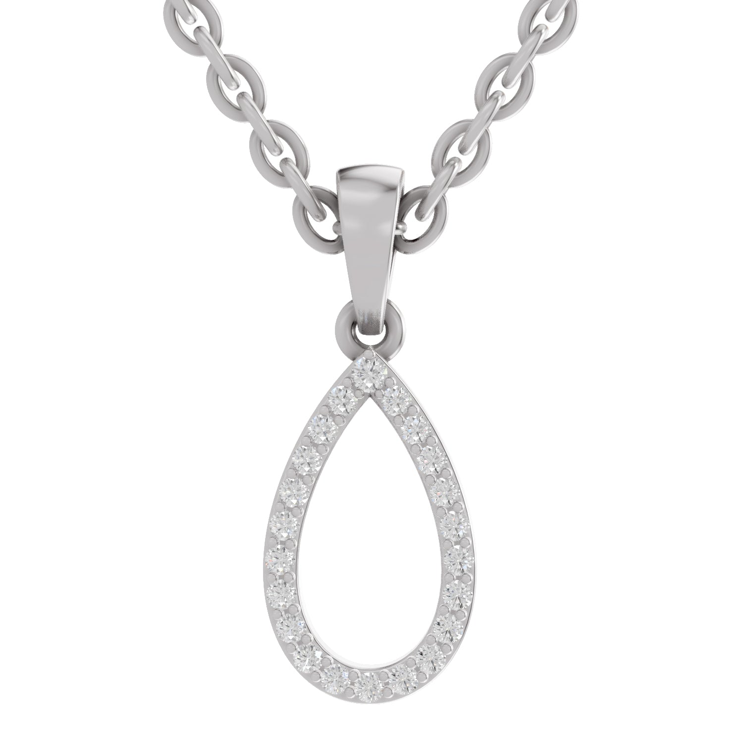 0.11 Ct Diamond Pendant in 14K